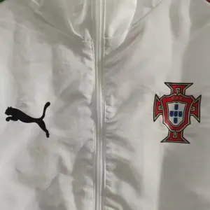 Portugal white windbreaker jacket