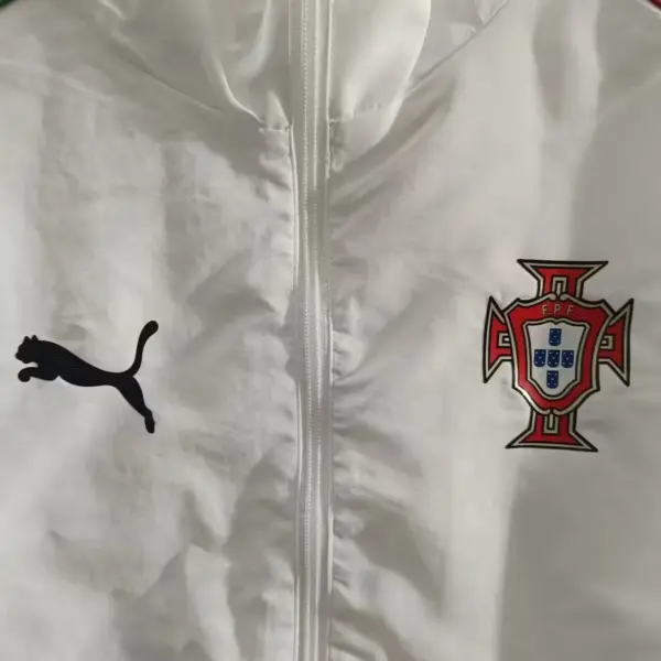 Portugal white windbreaker jacket