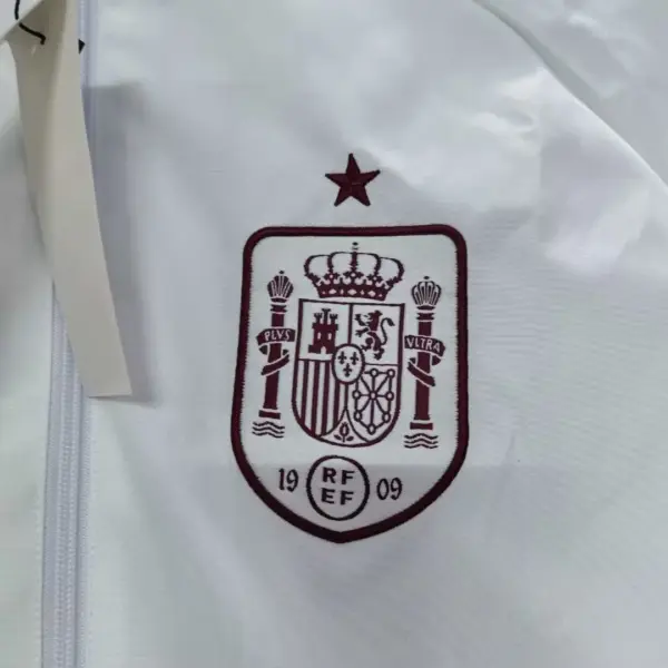 Spain 2026 white windbreaker jacket