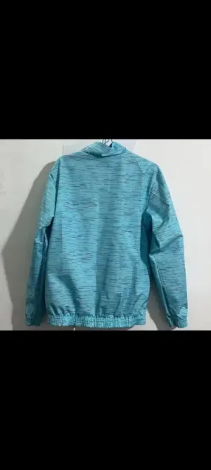 b- blue green reversible windbreaker jacket