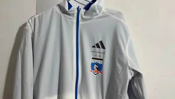 colo colo blue white reversible windbreaker jacket