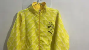 dortmund yellow reversible windbreaker jacket