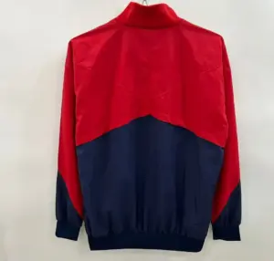 B- red blue windbreaker jacket