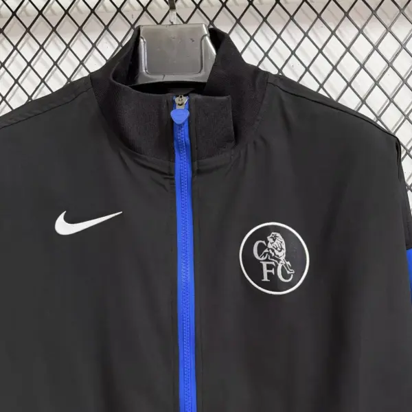 Chelsea black windbreaker jacket