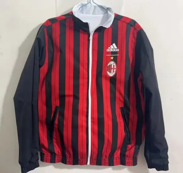 AC milan reversible windbreaker jacket