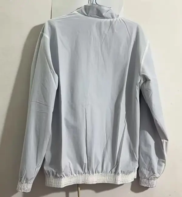 RM blue white reversible windbreaker jacket