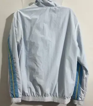lazio blue white reversible windbreaker jacket