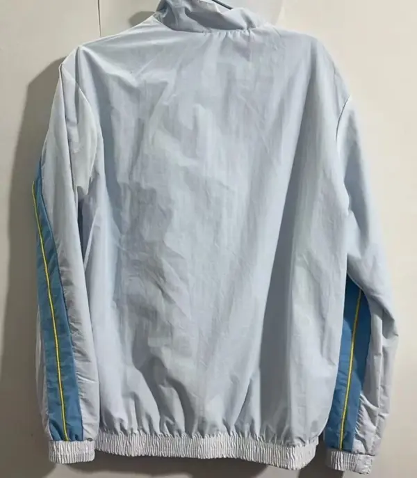 lazio blue white reversible windbreaker jacket