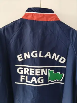 England 2026 blue windbreaker jacket