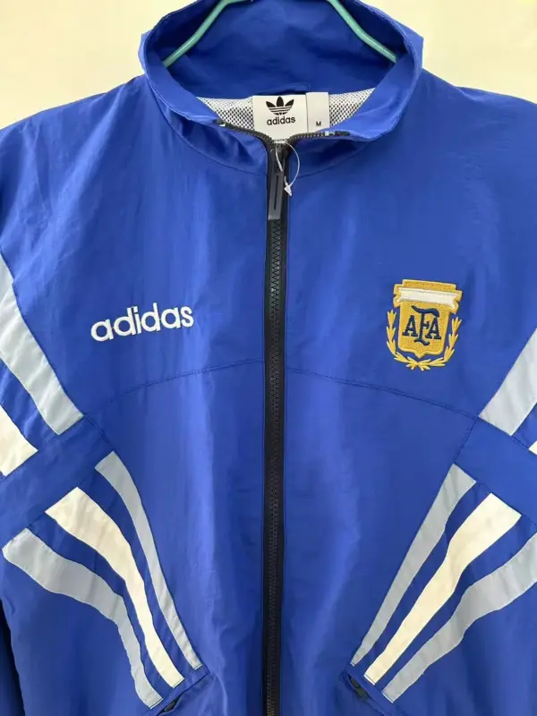 Argentina blue windbreaker jacket