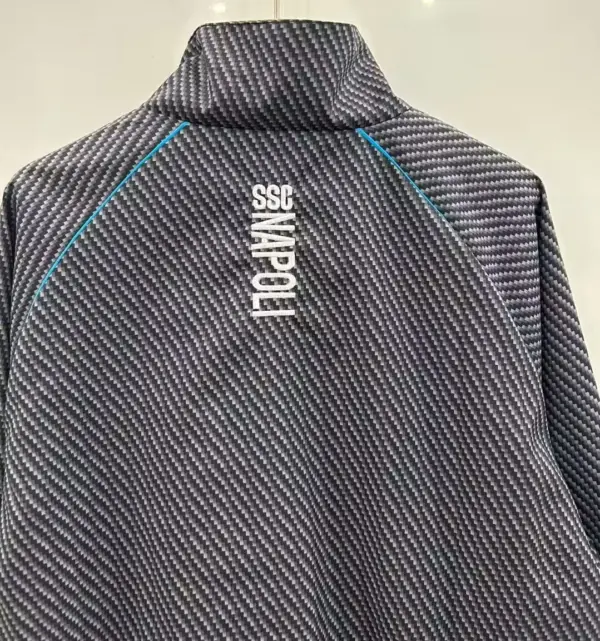 Napoli black windbreaker jacket