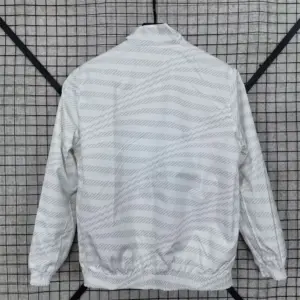 Real Madrid white recersible windbreaker jacket