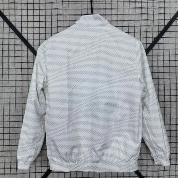 Real Madrid white recersible windbreaker jacket