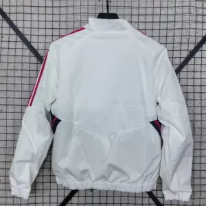 Arsenal white windbreaker jacket