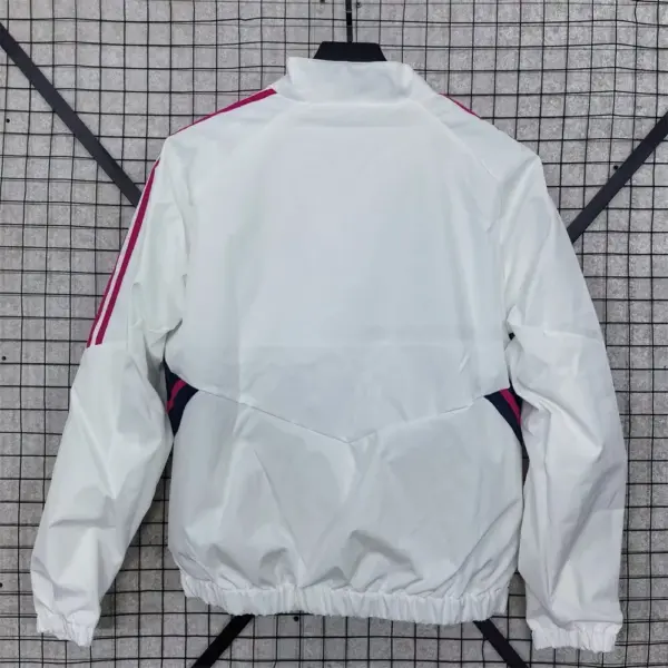 Arsenal white windbreaker jacket