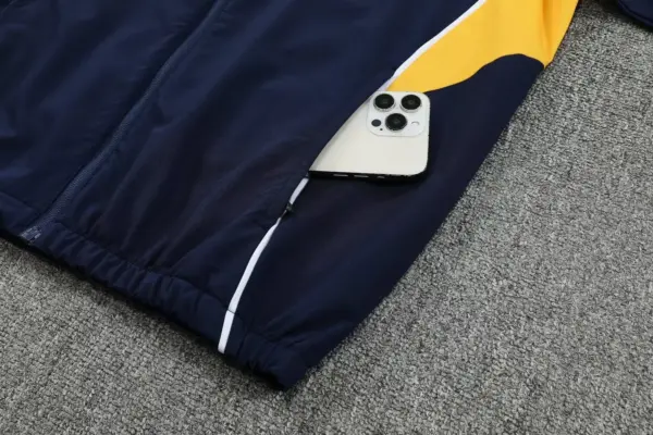 Boca royal blue windbreaker jacket and pants