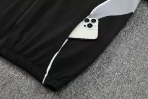 Argentina black windbreaker jacket and pants