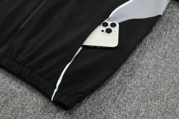 Argentina black windbreaker jacket and pants
