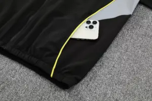 Real Madrid black windbreaker jacket and pants