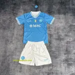 Kids 2025-26 Napoli Home Jersey