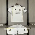 Kids 2025-26 Real Madrid Home Jersey
