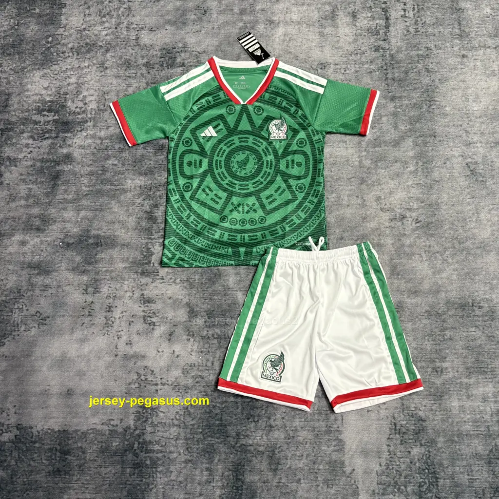 Kids 2026 Mexico Home Jersey