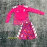 Kids long-sleeved 2026 Mexico goalkeeper jersey