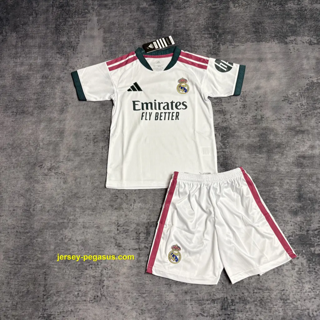 Kids 2026-27 Real Madrid Home Jersey,