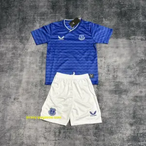 Kids' 2025-26 Everton Home Kit,