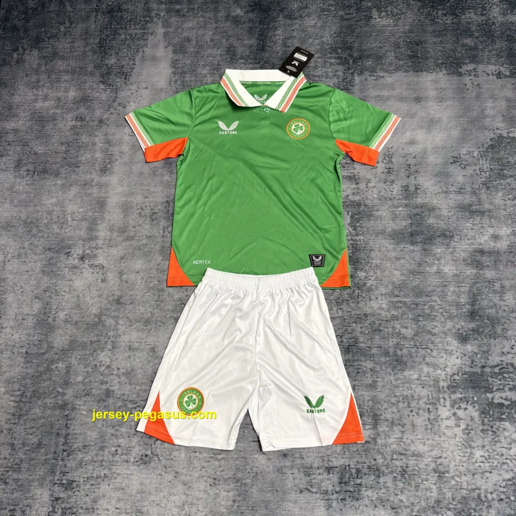 Kids' 2025-26 Ireland Home Kit,