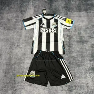 Kids' 2025-26 Newcastle United Home Kit,