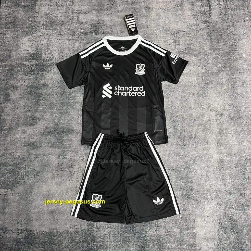 Children's 2025-26LWP Goalkeeper Black Jersey
