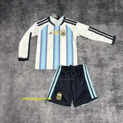 Kids long-sleeved 2026 Argentina home jersey,