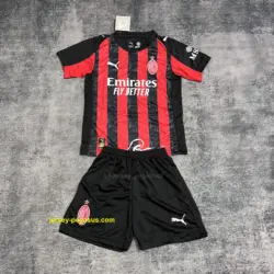 Children's Clothing 2025-26 AC Milan Home Jersey