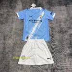 Children's Clothing 2025-26 Manchester City Home Jersey