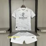 Children's clothing 2024-25 Manchester City special edition off-white