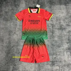 Children's clothing 2025-26 AC Milan red jersey