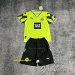 Children's clothing 2025-26 Dortmund fluorescent green jersey