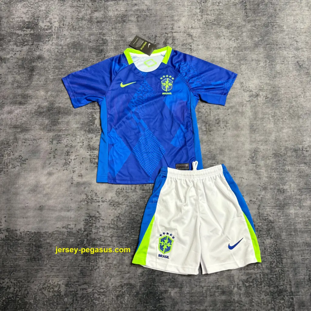 Kids 2025 Brazil AwayJersey,