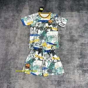 Kids 2025-26 Barcelona Jersey