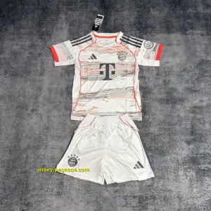 Kids 2025-26 Bayern Munich Away Jersey