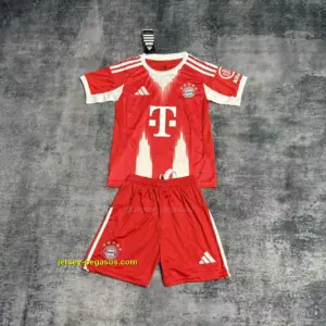 Kids 2025-26 Bayern Munich Home Jersey