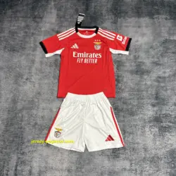 Kids 2025-26 Benfica Home Jersey