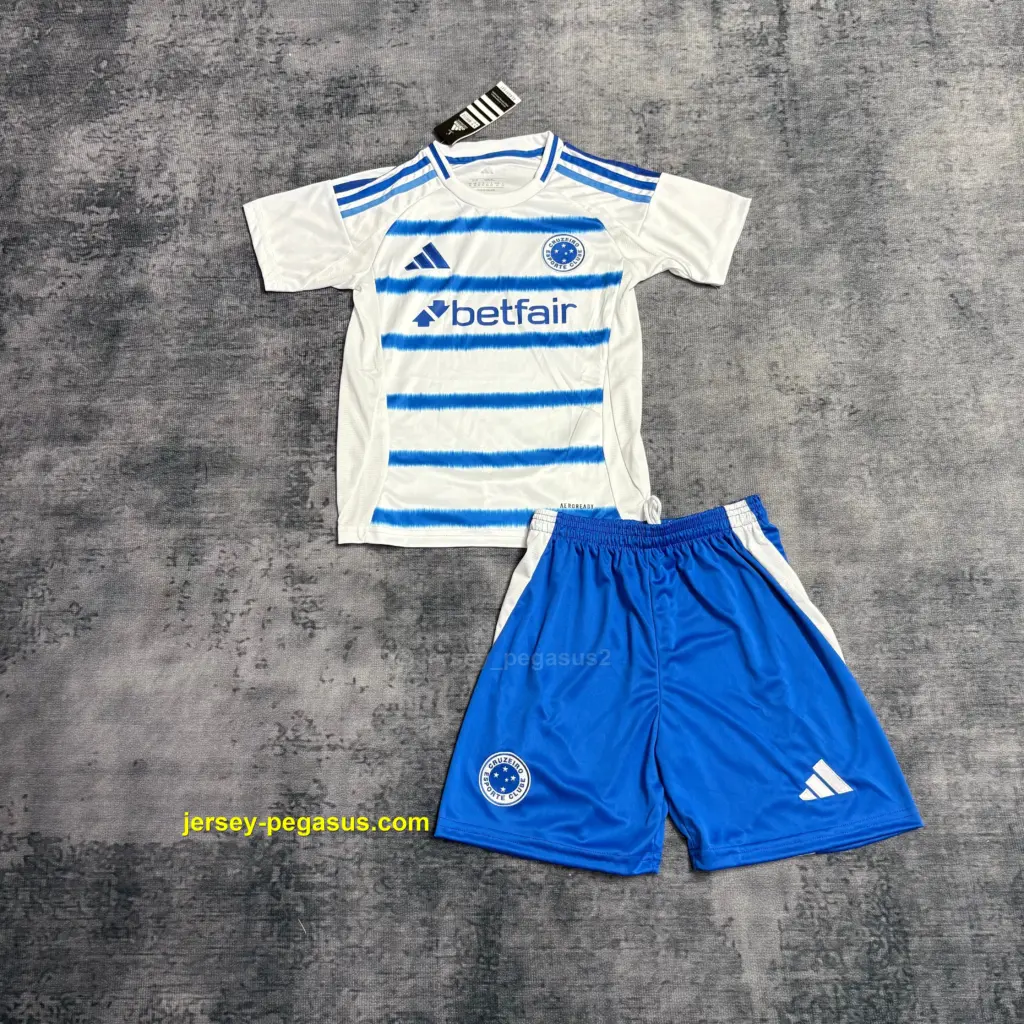 Kids 2025-26 Cruzeiro Away Jersey