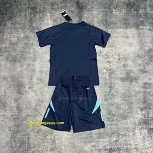 Kids 2025-26 Flamengo Training Wear Dark Blue Jersey
