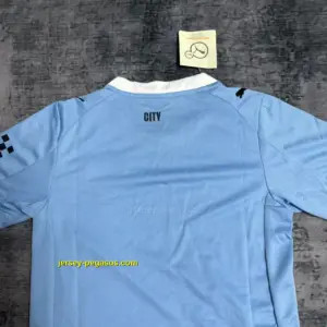 Kids 2025-26 Manchester City Home Jersey