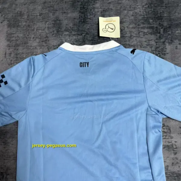 Kids 2025-26 Manchester City Home Jersey