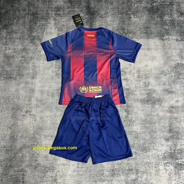 Children's clothing 2025-26 Barcelona home jersey