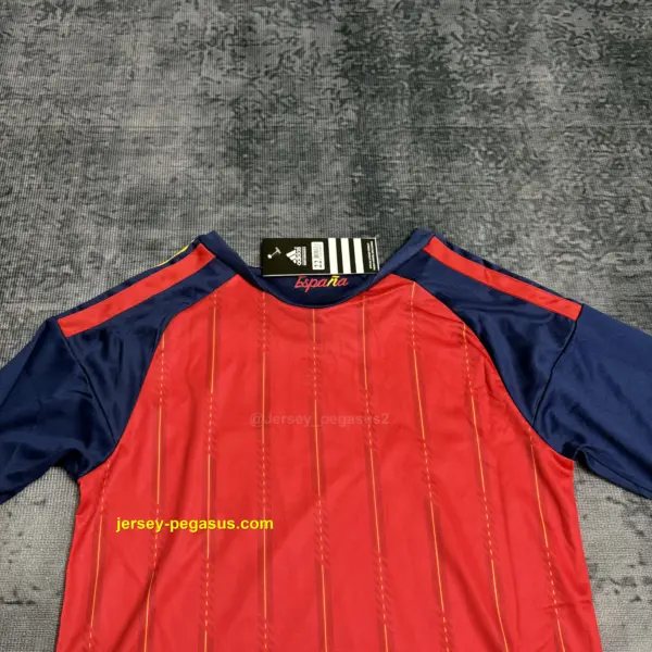 Kids long-sleeved 2026 Spain home jersey,