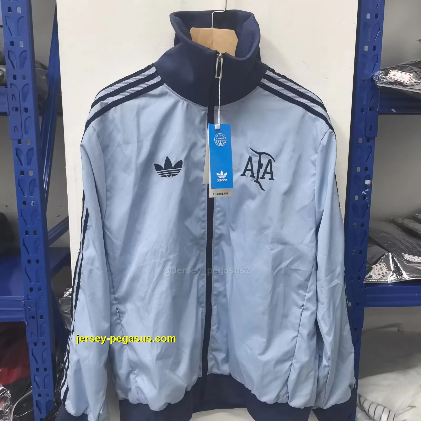 Argentina retro blue windbreaker jacket Argentina retro blue windbreaker jacket